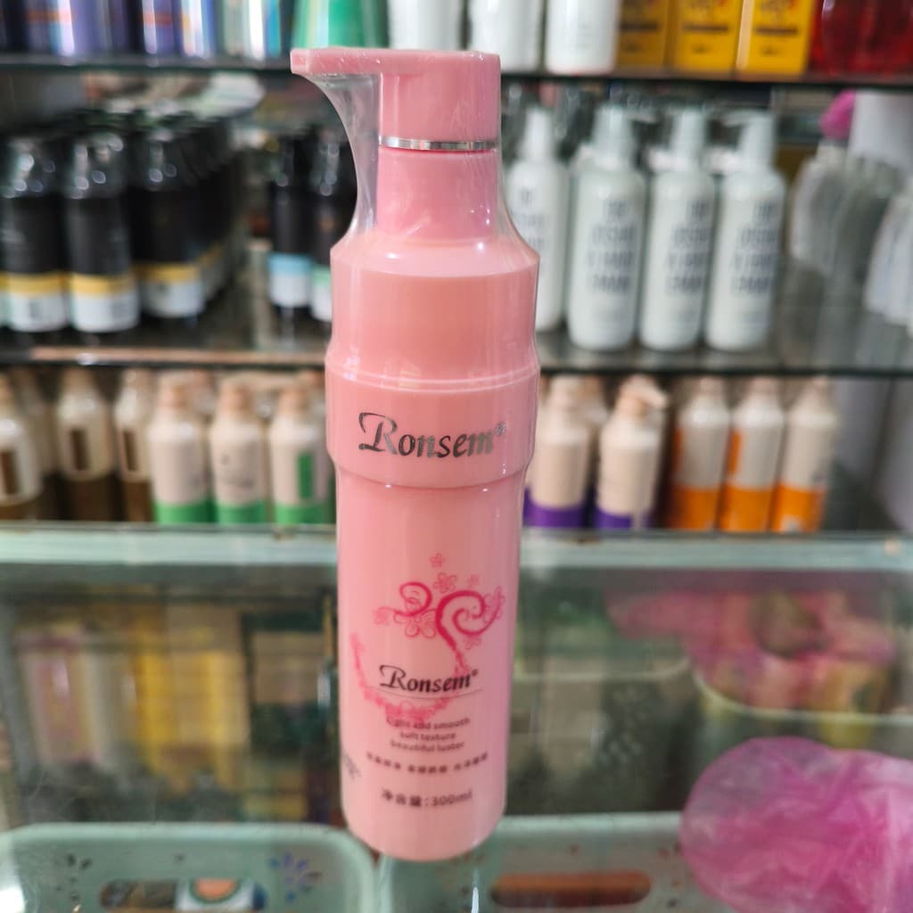 Condicionador para salão de cabeleireiro, mesmo estilo, Rongsheng, hidratante, reparação, aminoácidos, 300ml, tingimento