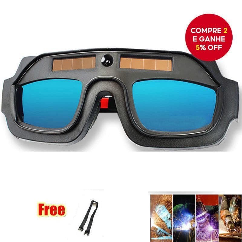 Um Par De Óculos De Soldagem Com Escurecimento Automático Antirreflexo , Visão De Cor Verdadeira , Proteção Ocular Movid