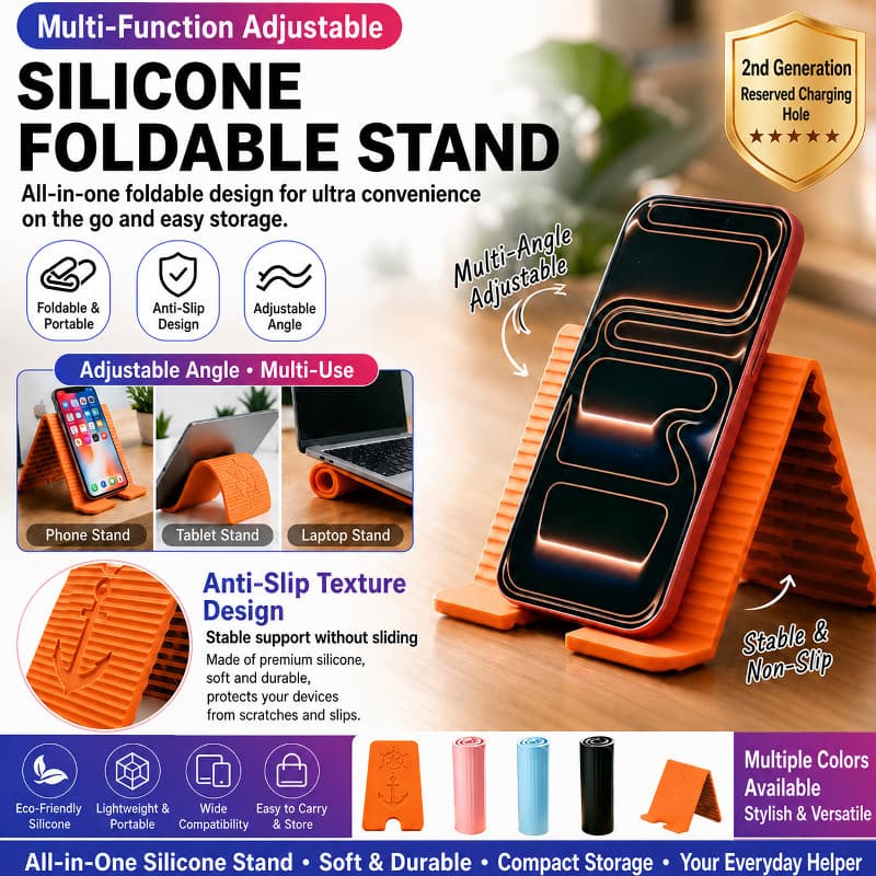 Suporte Dobrável De silicone Ajustável Multifuncional Para Pessoa Preguiçosa De Segunda Geração , Integrado