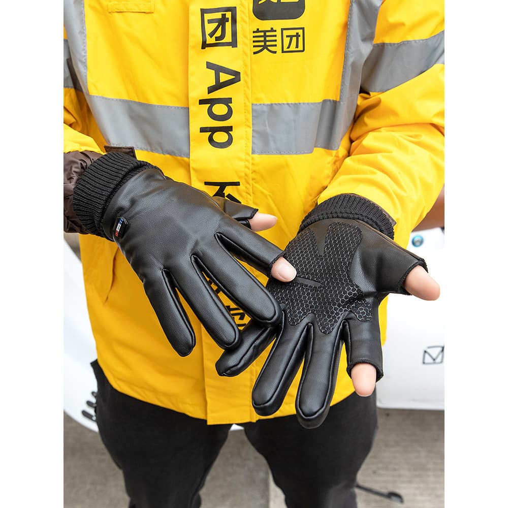 Luvas de piloto equipamento de inverno masculino grupo de beleza Takeaway dedicado à prova de chuva quente à prova de ve