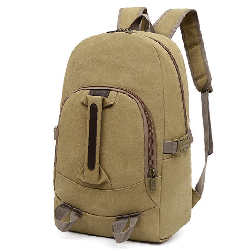Ru mochila de lona masculina mochila estudante do ensino médio saco de escola esportes ao ar livre saco de ginásio duráv