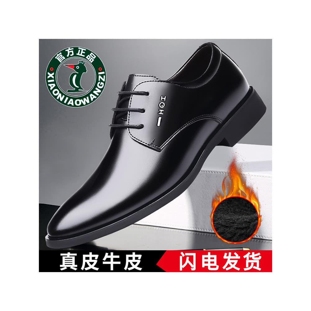 Oren Woodpecker Sapatos Masculinos Inverno Negócios Formal Desgaste Noivo Sapatos de Casamento Masculino Couro Genuíno S