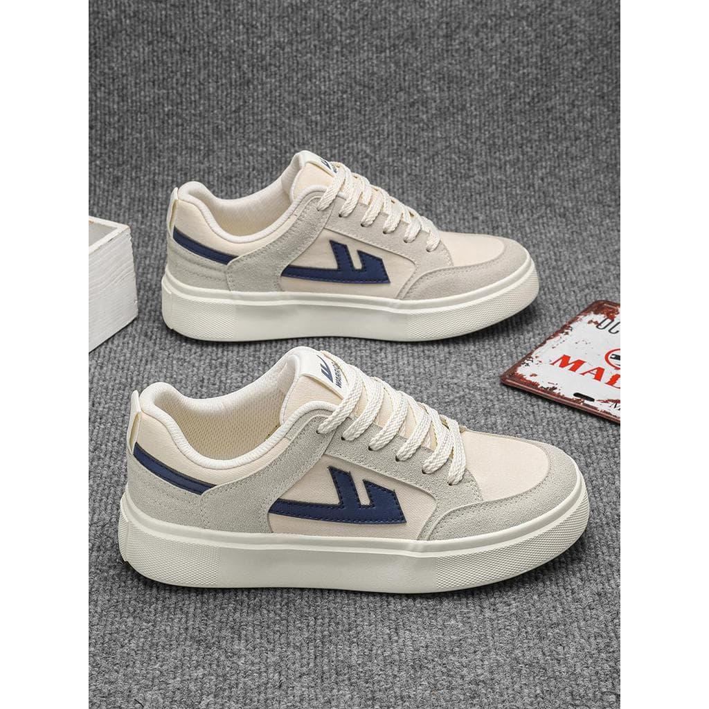Puxar para trás sapatos de lona genuína sapatos masculinos 2025 novo estilo primavera outono tênis masculino estudantes