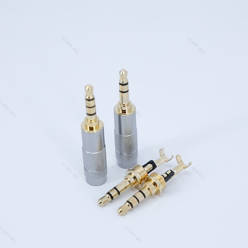 Substituição 3.5mm Macho Estéreo 4 Pólos Ou 3 Reparação Fones De Ouvido Conector De Áudio Solda Para A Maioria Dos Conec