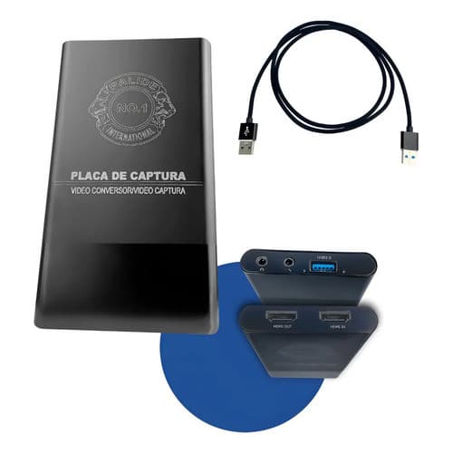 Nova Placa De Captura De Vídeo Hdmi 4k Full Hd Usb 3.0 Com Áudio