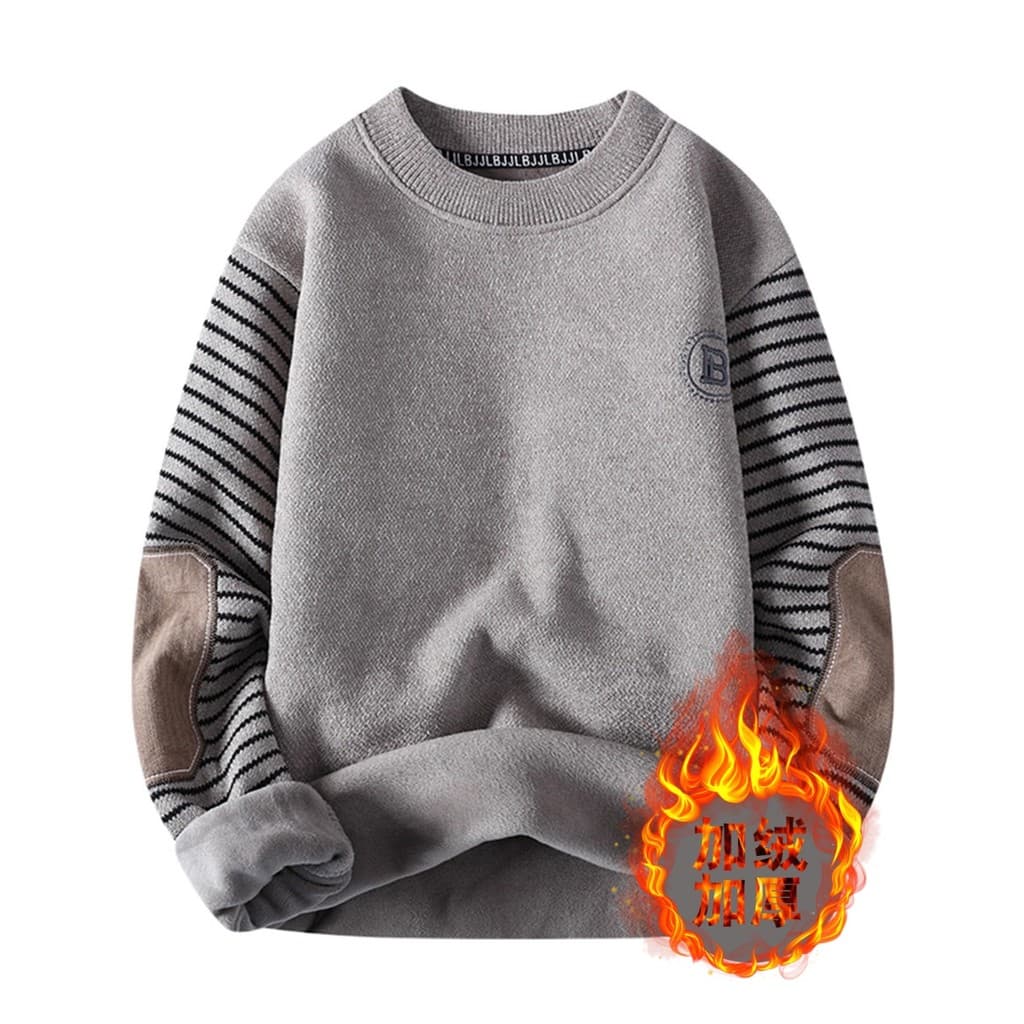 Street Wear em torno do pescoço moletom masculino de uma peça forro de lã espessamento outono inverno adolescentes Casua