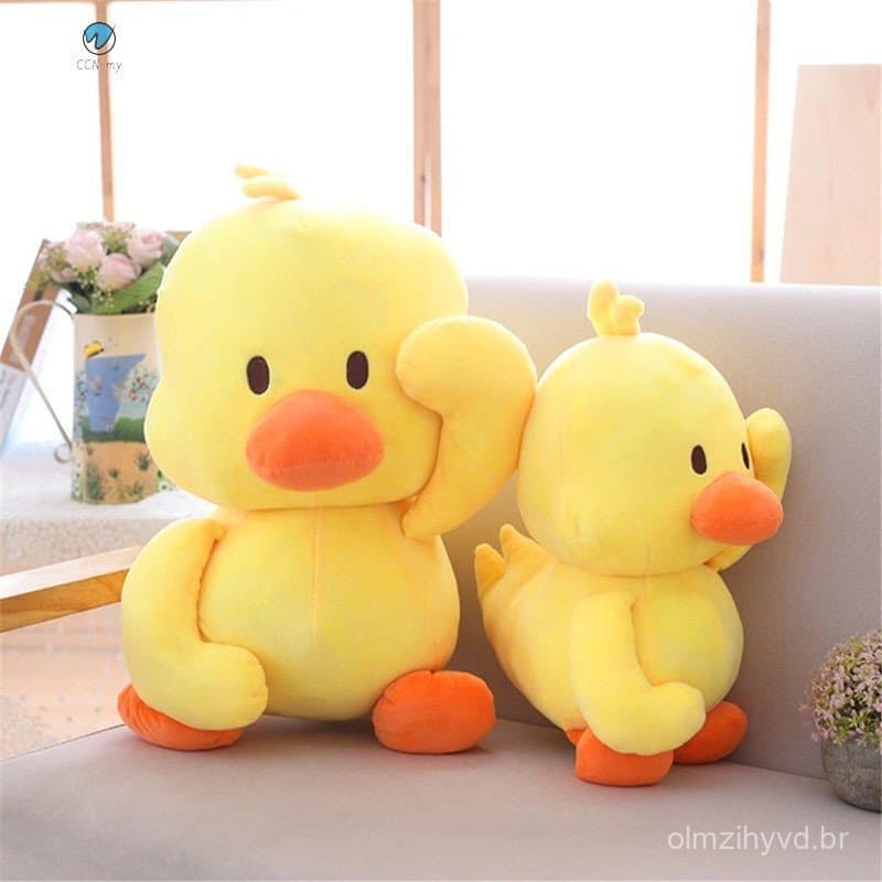Pato de Pelúcia Pequeno, Brinquedo Fofo, Almofada para Crianças, Decoração de Casa