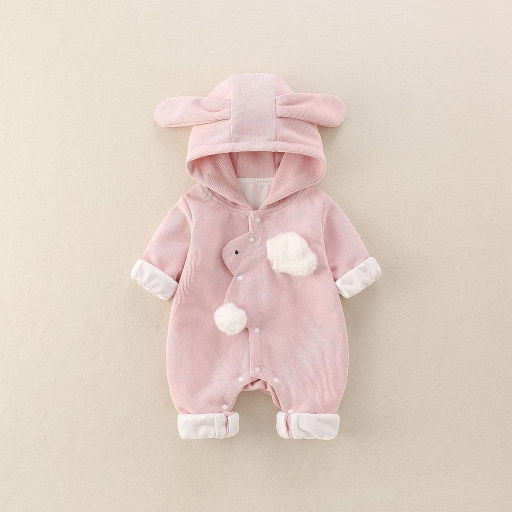 Bebê roupas de outono dupla camada macacão bebê mês cheio cem dias primavera estilo Super bonito princesa bonito macacão