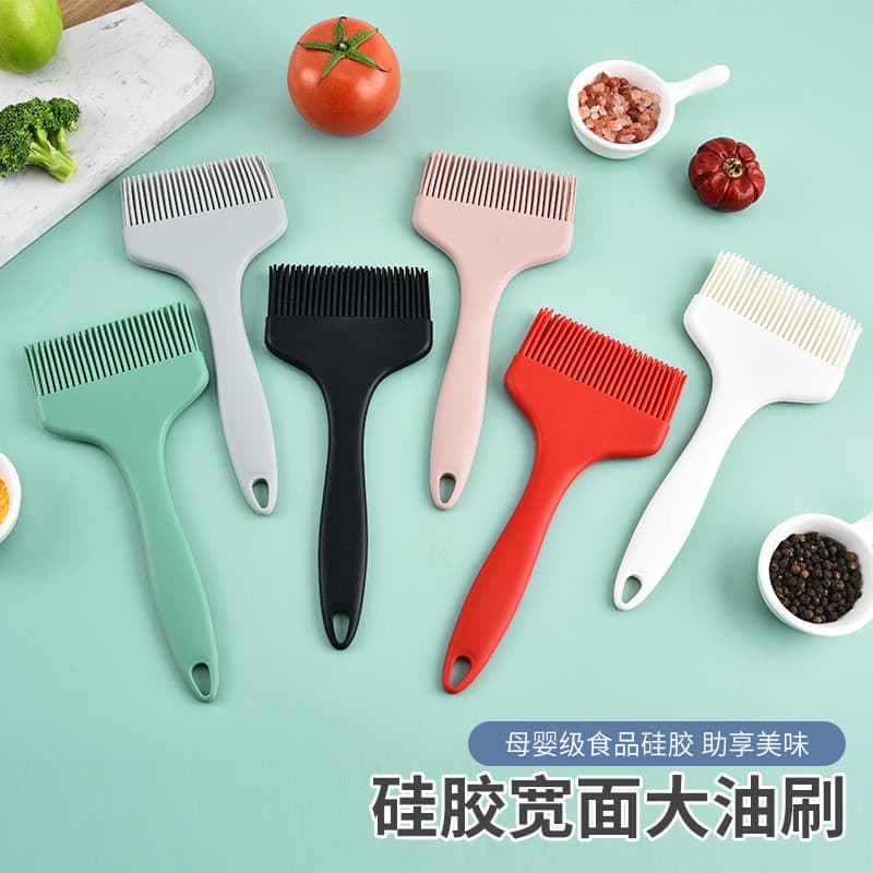 Pincel de silicone de qualidade alimentar para cozinha, pincel para óleo, pincel para molhos, pincel para churrasco, pin