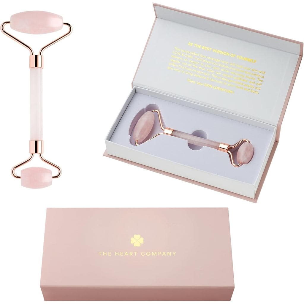 A EMPRESA HEART |   Rolo Facial de Quartzo Rosa Premium |   Rolo Facial para Cuidados com a Pele |   Massageador Facial