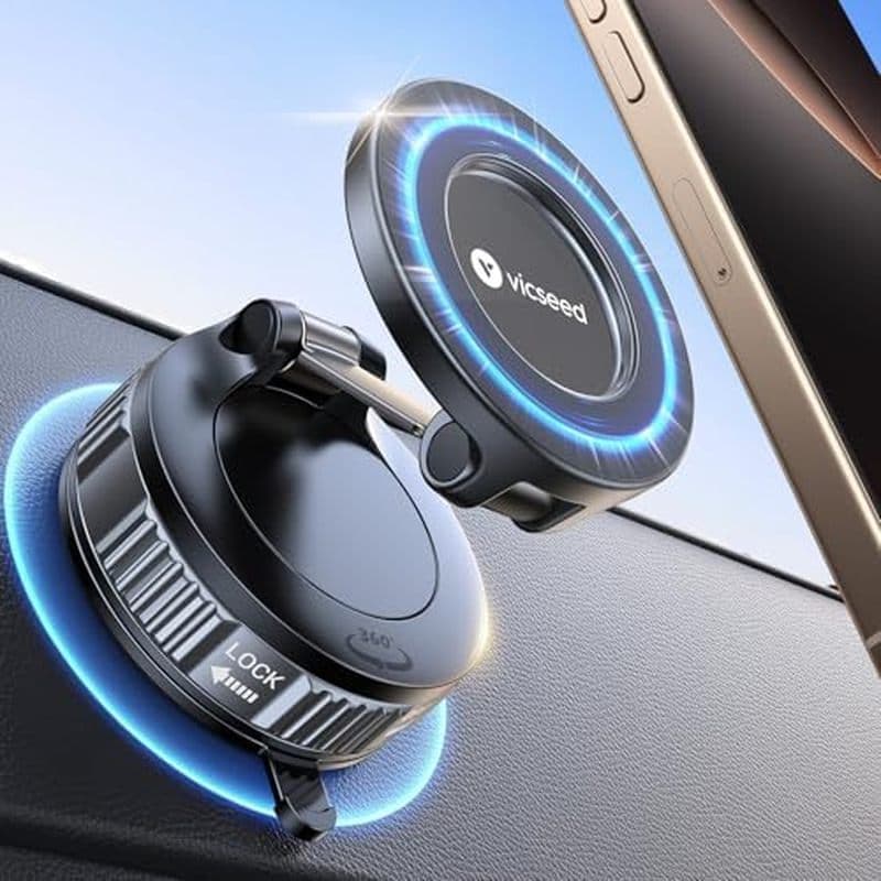 VICSEED 2026 Suporte De Telefone Para Carro Atualizado Montagem Em Magsafe [85 LBS Sucção Mais Forte] Suportes Magnético