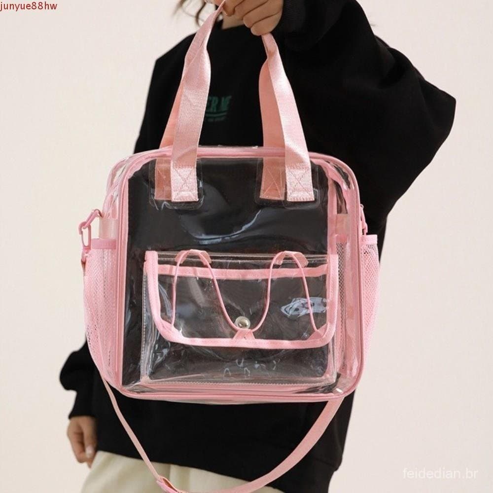 JUNYUE Bolsa Crossbody Transparente , De Armazenamento De Lavagem De Grande Capacidade Em PVC , Sacola Esportiva Natação