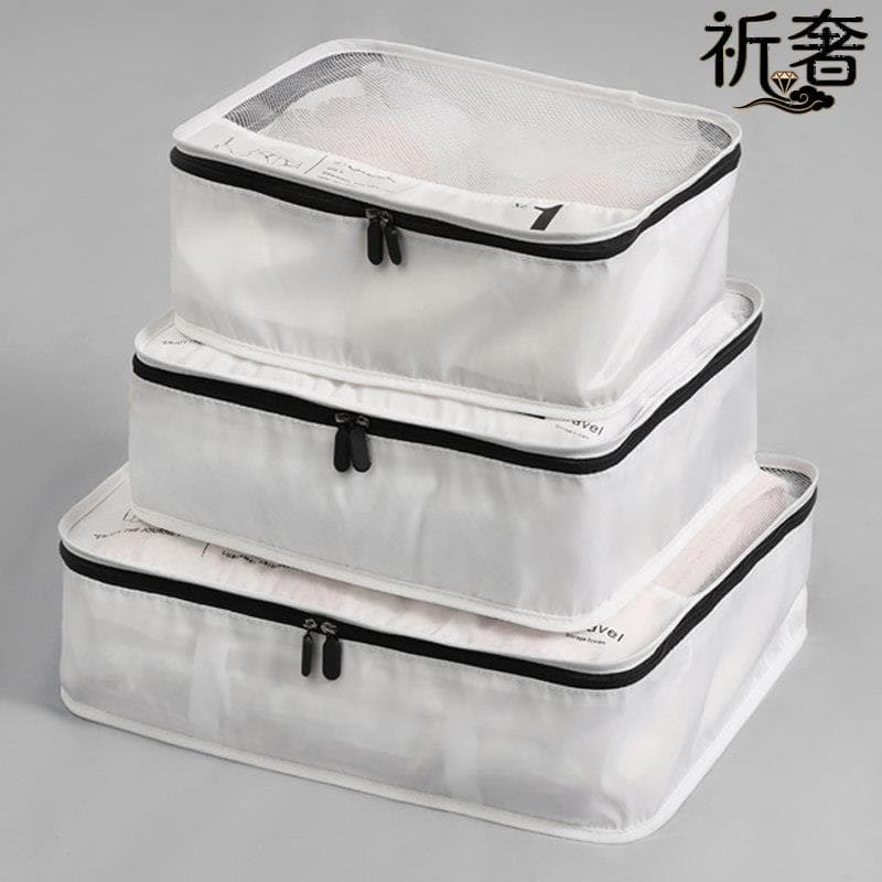 Saco de armazenamento de viagem roupas transparente à prova dwaterproof água roupa interior bagagem sapatos roupas arrum