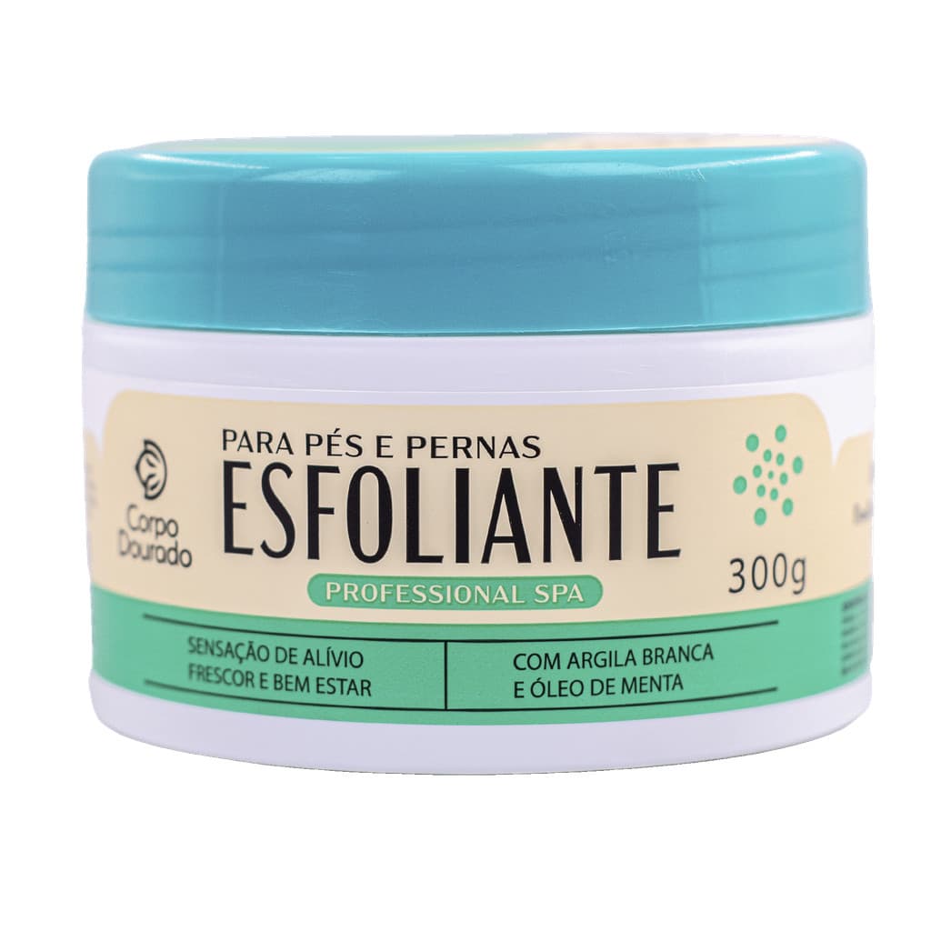 ESFOLIANTE PARA PES E PERNAS COM ÓLEO DE MENTA 300G