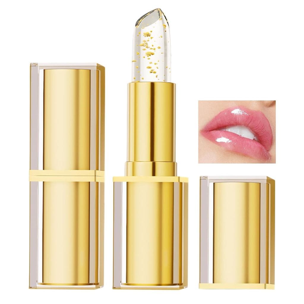 Batom que muda de cor, Batom adaptável ao pH da pele, Batom que muda de cor com pH, Brilho labial hidratante e de longa