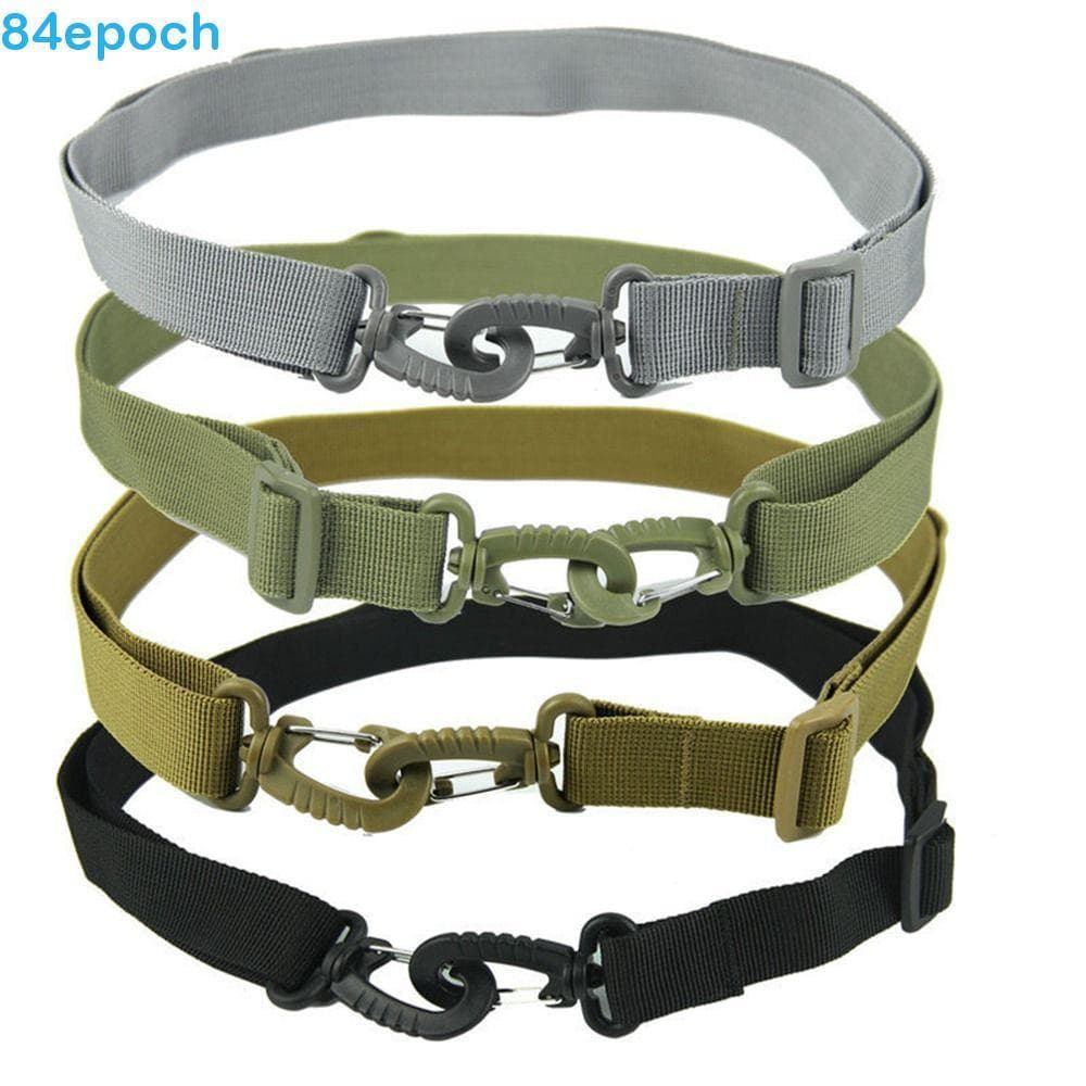 BREPOCH Alça De Ombro De Nylon Acessórios Para Acampamento Ao Ar Livre Universal Mochila Cord Fix Gear Preto Ajustável
