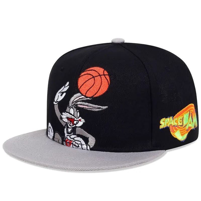 Chapéu De Hip Hop Americano Flat Brim Coelho Bordado De Rua Dança Boné De Baseball Viseira Esportiva