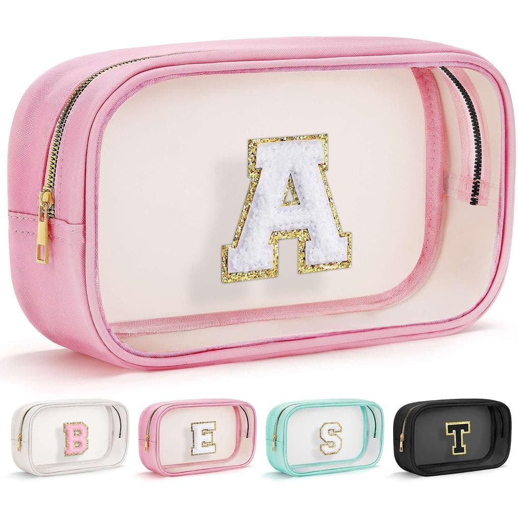 Presentes De Natal Para Meninas Adolescentes , Meias Professores , Bolsa De Maquiagem Transparente Inicial , Presente De