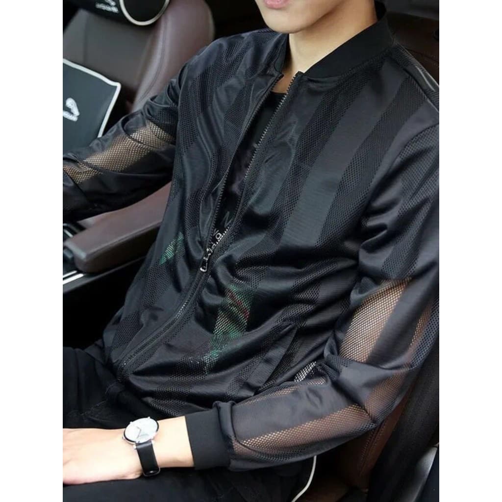 Roupas de proteção solar de seda gelada masculinas na moda verão 2025 novos homens ultrafinos ultrafinos Anti-ultraviole