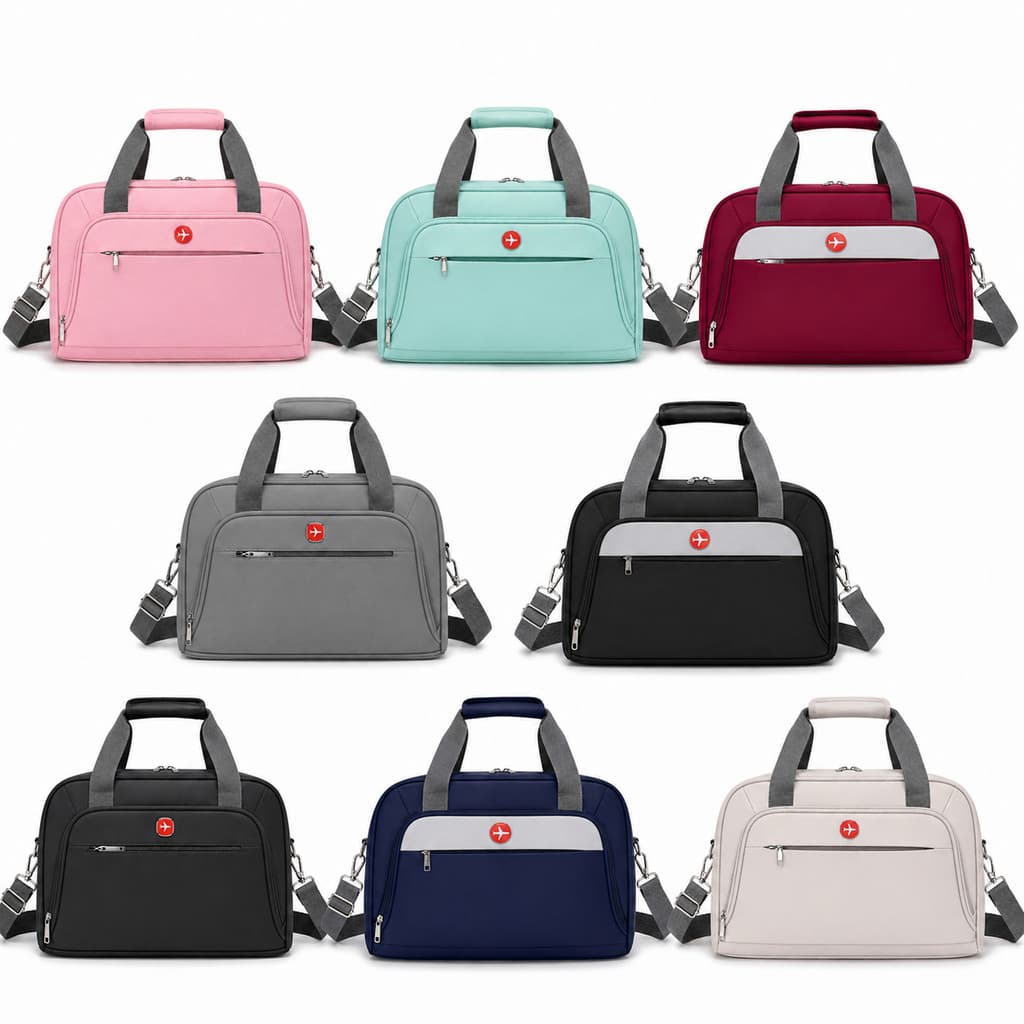 Bolsa de Viagem Unissex Mala de Mão Academia Bolsa Esportiva Pequena Bagagem de Bordo Encaixe Mala