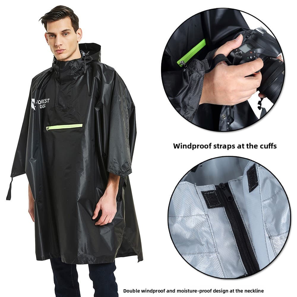 Amazon esportes ao ar livre acampamento montanhismo ciclismo Poncho bens domésticos poliéster Taffe acampamento capa de