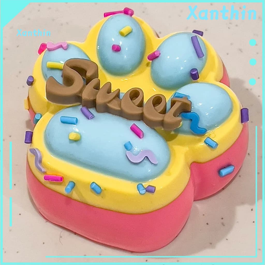 Soft Cat Claw Toy Paw Squeeze 1 or 2 Pcs Stress Relief Tpr Fidget Ball for Kids Teens Adults Pinch for Relaxation and An