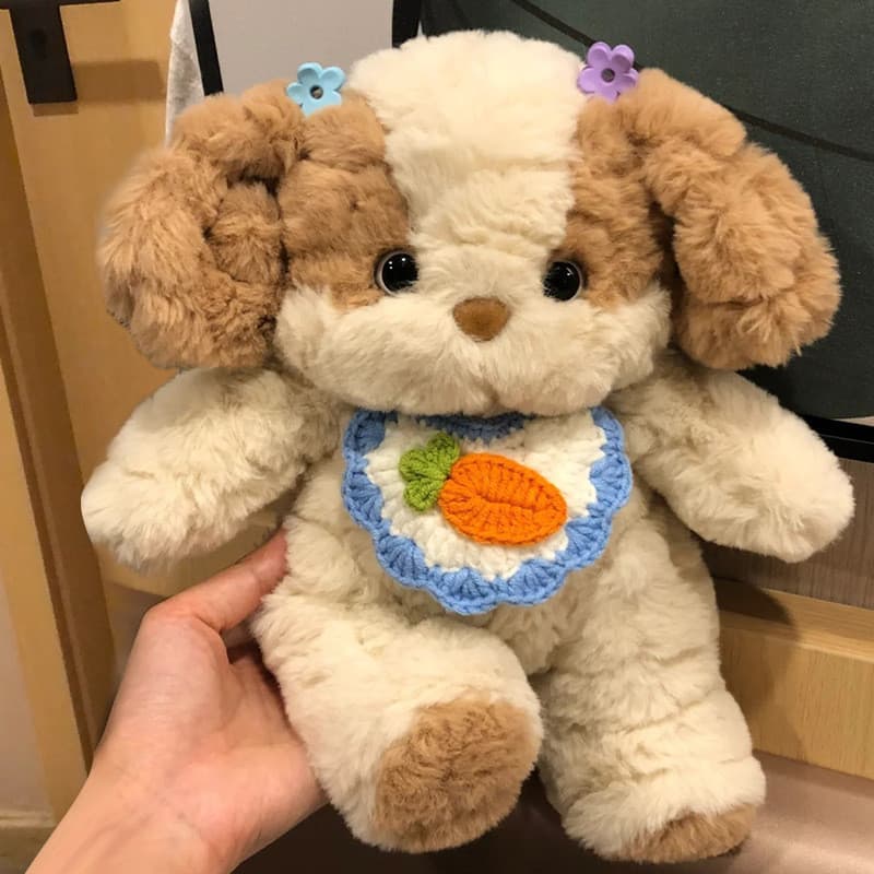 Travesseiro De Pelúcia Fofo Para Cachorrinho De Boa Noite-Brinquedo Macio Dormir , Bicho De Halloween , Presente De Feri