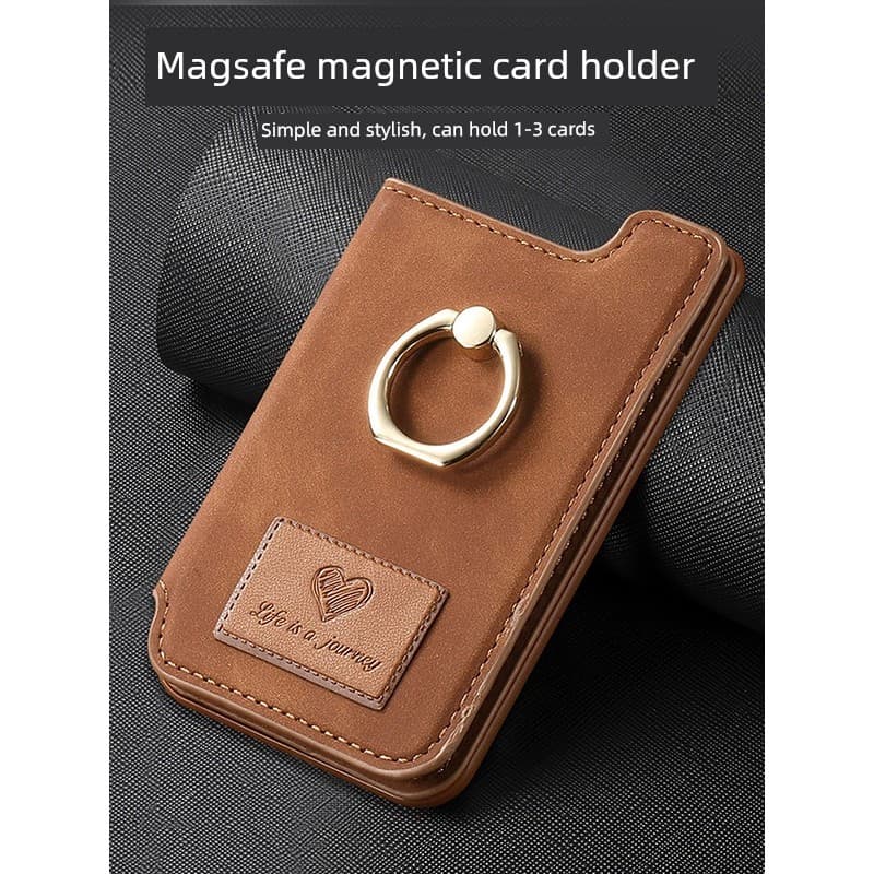 carteira magsafe Adesivo traseiro de porta-cartões magnético Magsafe adequado para Apple 16promax Capa de telefone iPhon