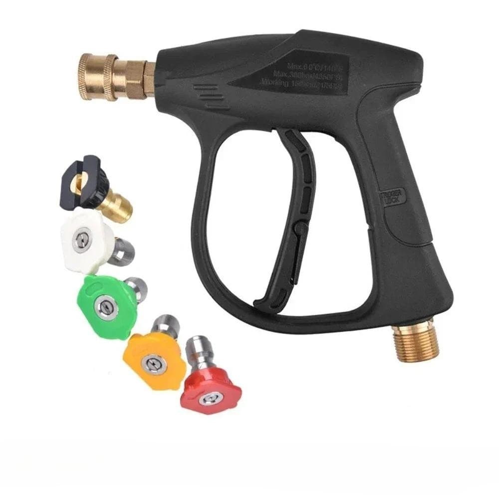 Pistola Pulverizadora Para Lavagem De Carro Doméstico Com Rosca M22-14 , De Água De Alta Pressão Válvula De Alumínio Máx