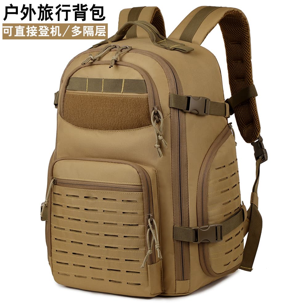 Camuflagem tático mochila grande capacidade mochila de treinamento ao ar livre viagem caminhadas escalada estudante saco