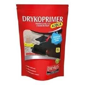 Primer Asfáltico Dryko Acqua 1L - Alta Aderência, Atóxico, Rápida Secagem
