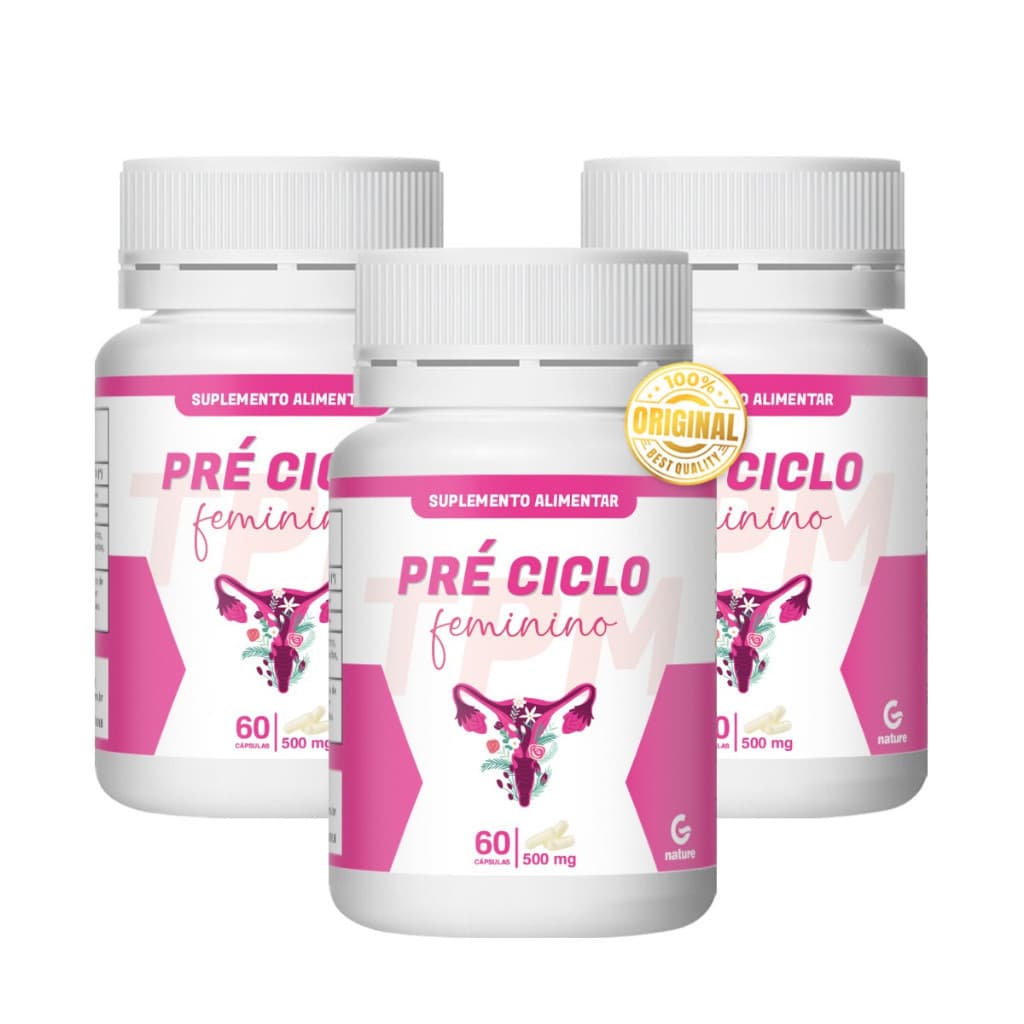 KIT 3X PRÉ CICLO TPM 60 CÁPS ORIGINAL GENATURE