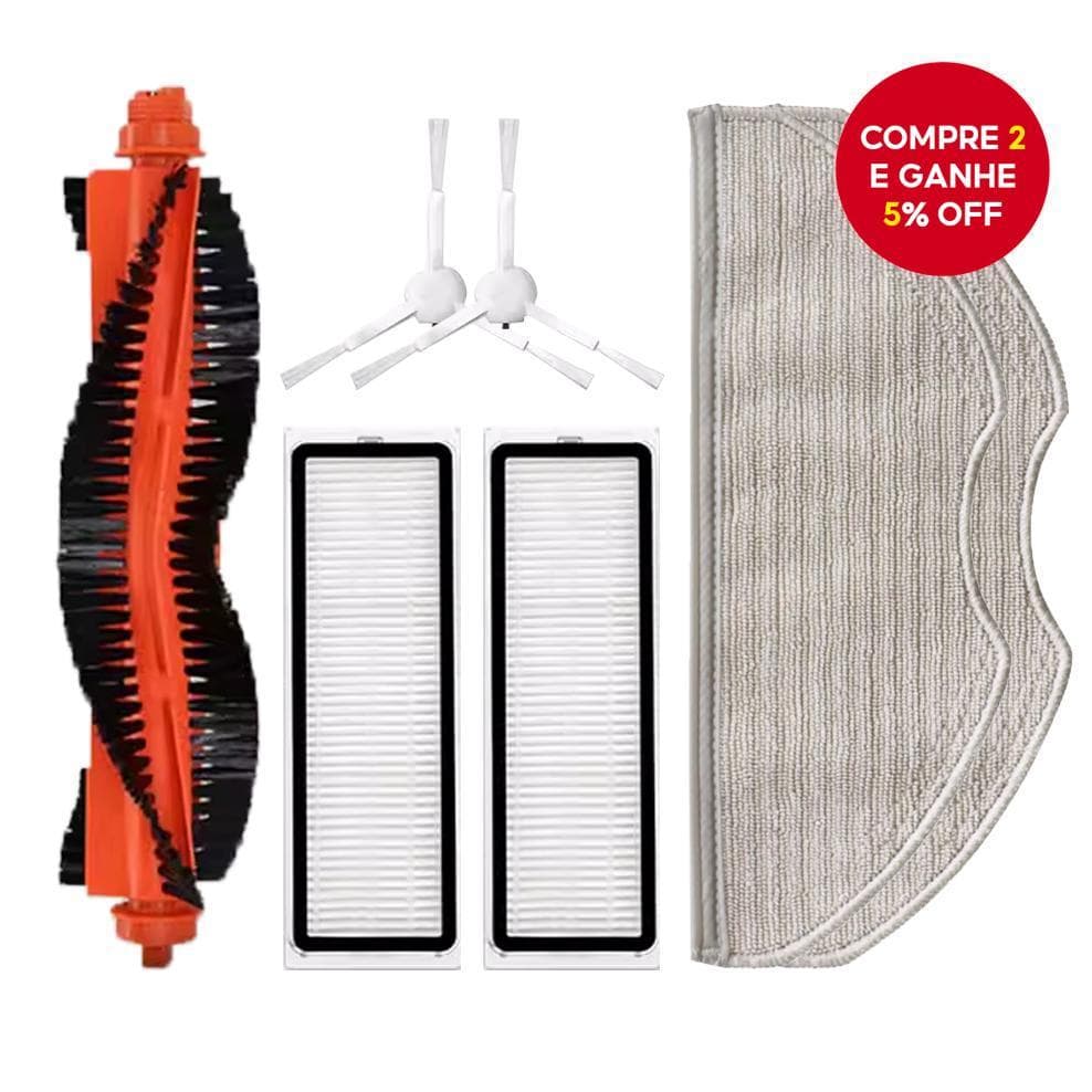 Kit de Peças de Reposição para Robô Xiaomi de Limpeza de Piso | Compatível com S40C (E101), S40 (OV81) e H40 (OV51)