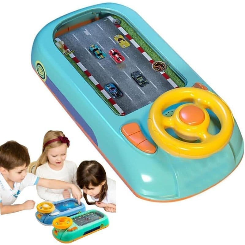 Brinquedo De Aventura De Corrida De Carros Com Volante , Jogos De Condução De Carro Para Maiores De 3 Anos Musical Menin