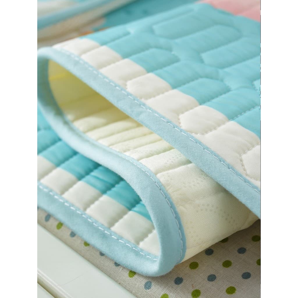 Crianças gelo seda látex legal esteira bebê disponível verão respirável absorvente de suor jardim de infância dedicado