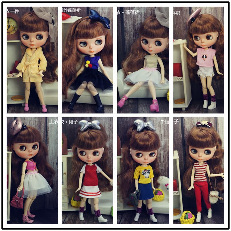 Multi Joint Roupas De Boneca Blythe 19 Conjunta Jaqueta Casual Artesanal Presentes