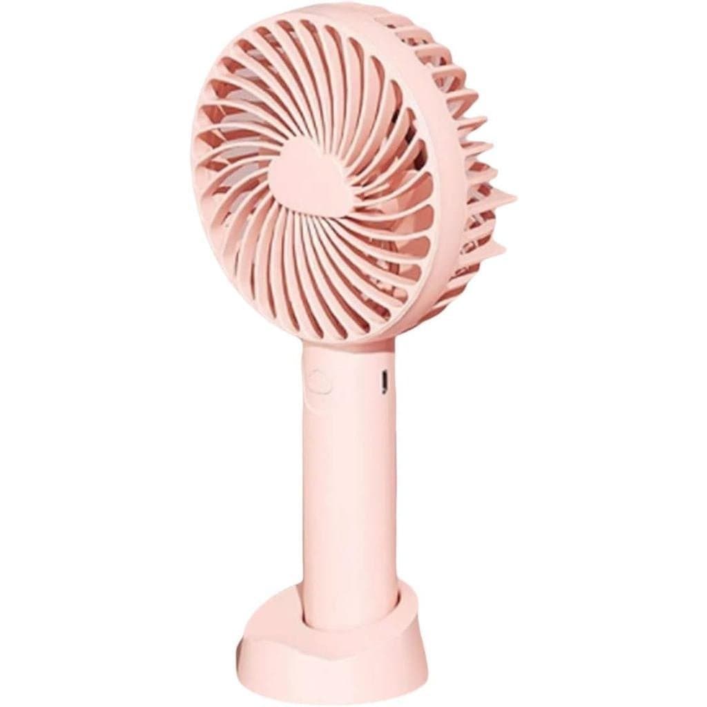 Ventilador Portátil de Mesa Recarregável, Ventilador Portátil com Velocidade de Vento Ajustável, Ventilador Portátil Mul