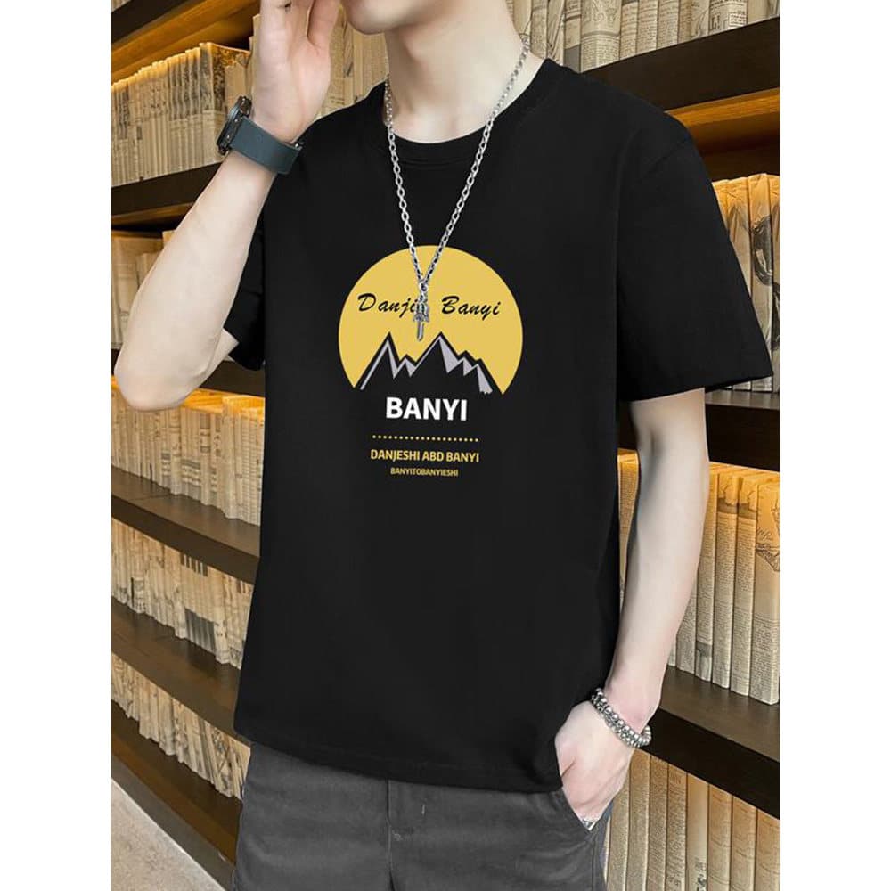 Meninos soltos All-Match de secagem rápida esportes topo masculino de manga curta camiseta masculina verão gelo seda Cas