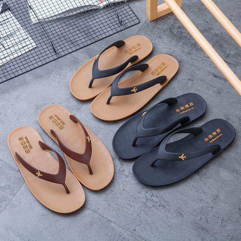 Chinelos masculinos do Vietnã de borracha importado novo estilo chinelos pneu resistente ao desgaste flip-F