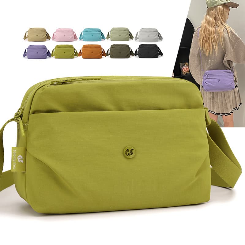 Bolsa Transversal Feminina de Verão, Bolsa de Ombro Moderna para Meninas, Bolsas Femininas de Nylon Impermeável