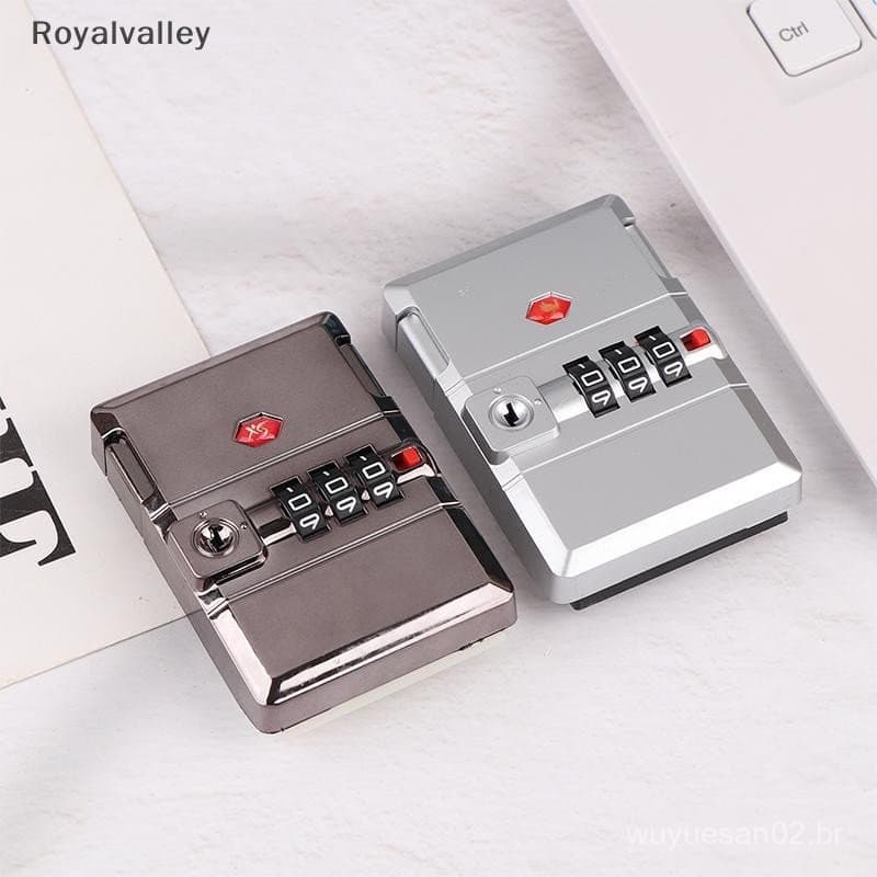 [Royalvalley] Bloqueio De Senha De Metal Fechadura De Combinação De 3 Dígitos Mala De Viagem Bagagem Peito Hardware Codi