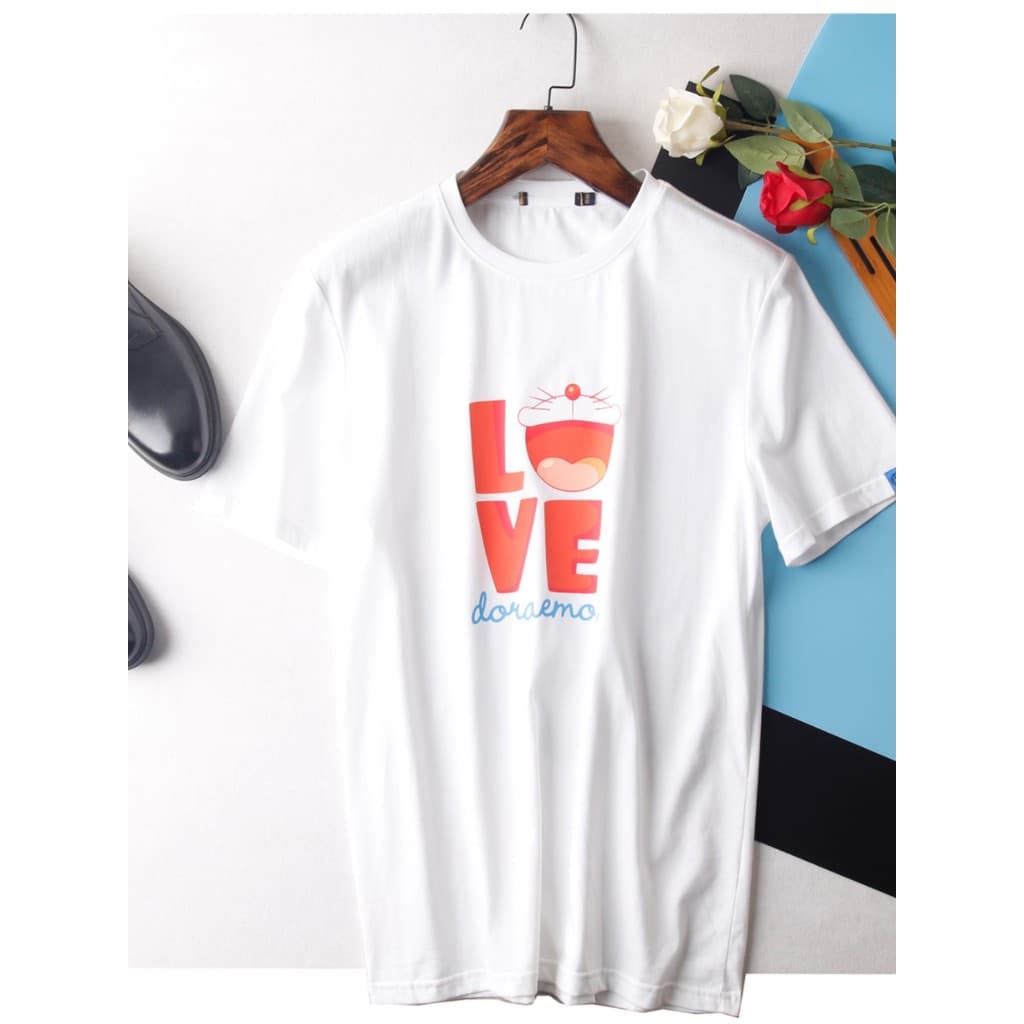 HL22356 Sea Series Camiseta masculina de manga curta verão estampada moda esportiva Casual cor sólida gola redonda algod