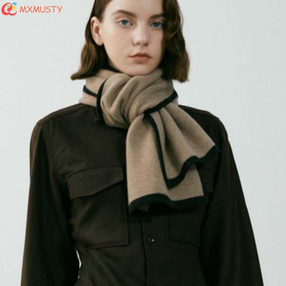 MXMUSTYZA Cachecol Feminino Moda Coreano Longo Pescoço Acessórios De Inverno Imitação Pashmina Xale Envoltórios