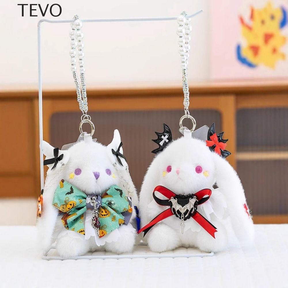 Chaveiro De Boneca De Coelho TEVO , De Pelúcia Macio Recheado , Pingente Orelha Caída Kawaii