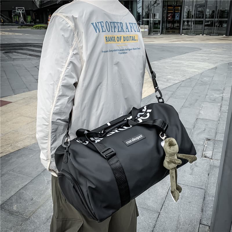 Saco de ginásio esportes natação Yoga bolsa grande capacidade viagem leve Cross-corpo armazenamento de curta distância m