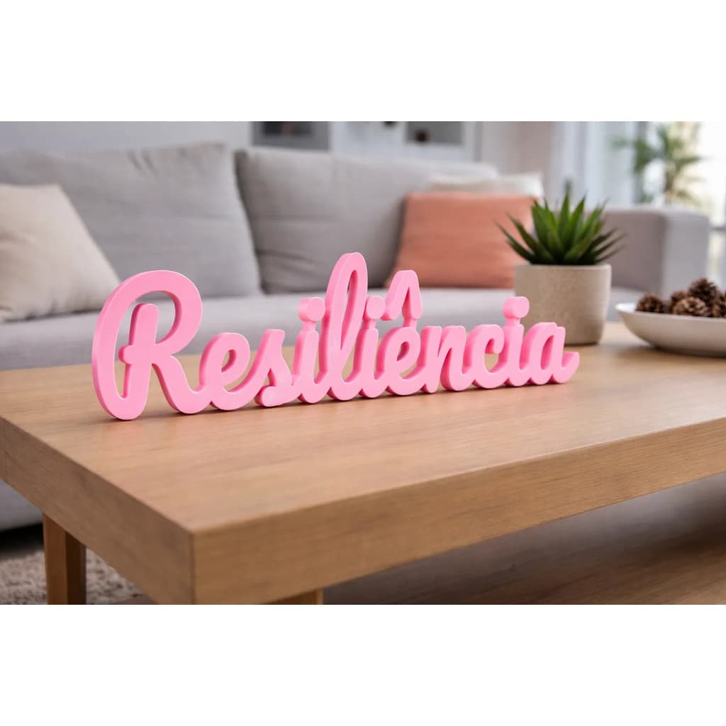 Enfeite Resiliência Decoração Salas Quartos 25cm Varias Core