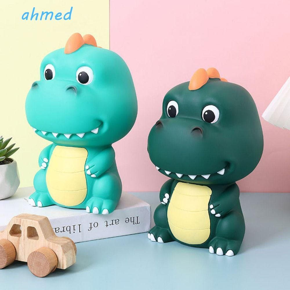 Pote De Poupança De Animais AHMED , Cofrinho De Dinossauro Anti-Queda De Ornamento Desenho Animado Fofo De Grande Capaci