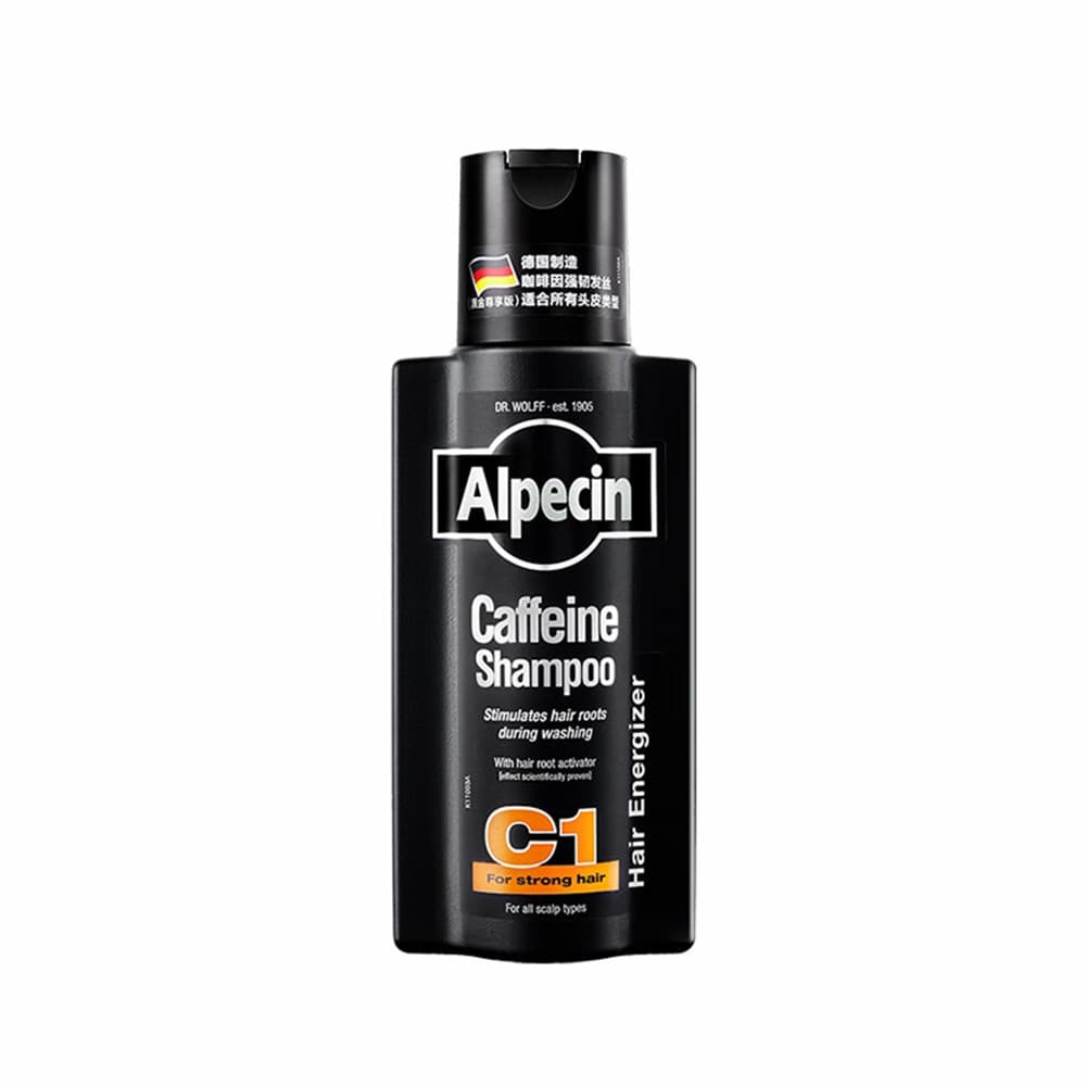 Shampoo Anticaspa com Cafeína Alpecin C1 para Homens, Fortalecedor Capilar 250ml FIFR