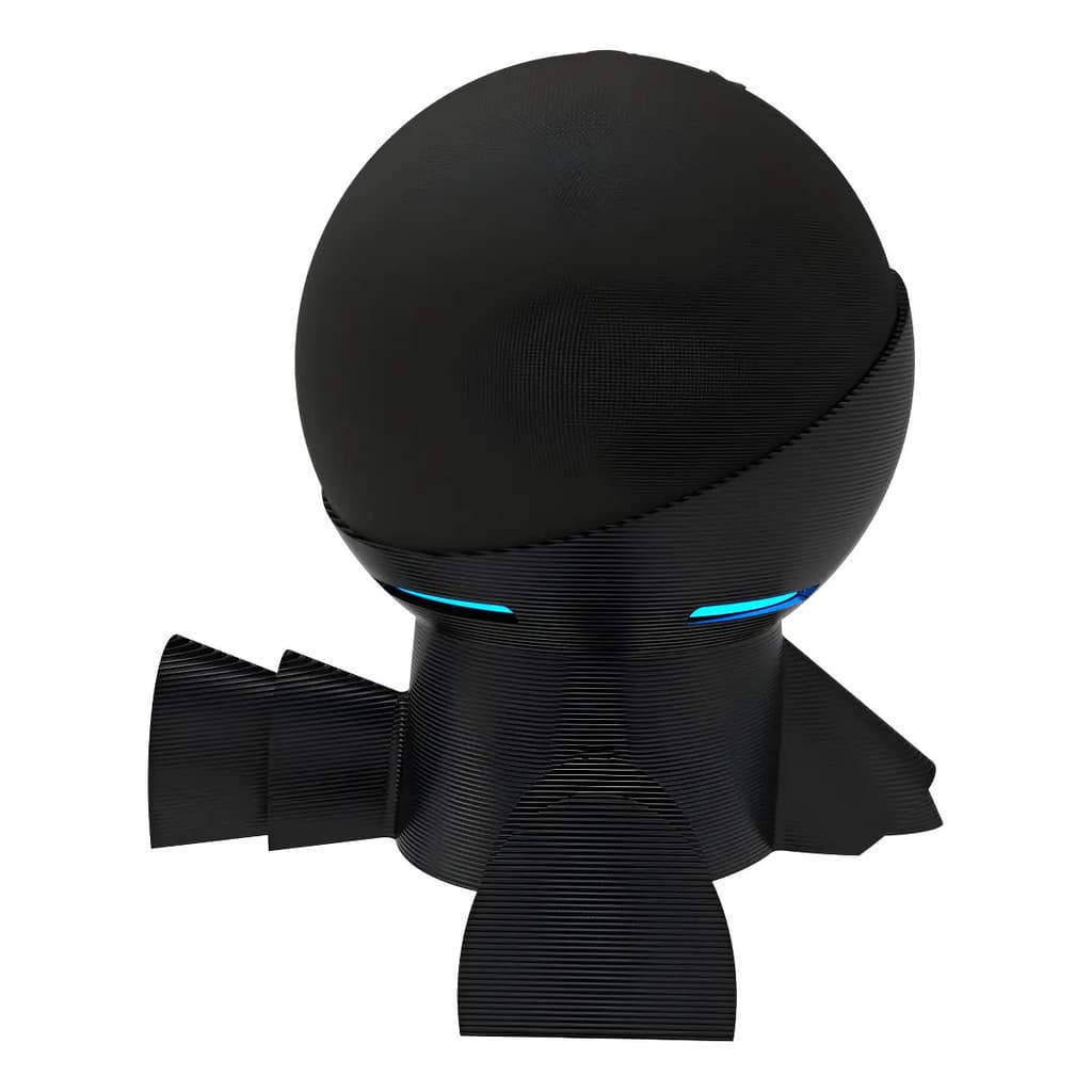 Suporte De Mesa Modelo Robô Compatível Com Alexa Echo Dot 5 Cor Preto