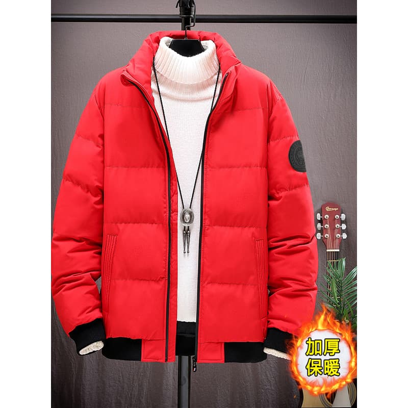 Jaqueta acolchoada masculina 2025 inverno novo estilo na moda estilo curto versão coreana jaqueta acolchoada Street Wear